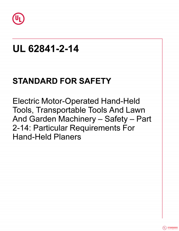 UL 62841-2-14 PDF UL 62841-2-14 PDF
